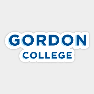 gordon college Sticker